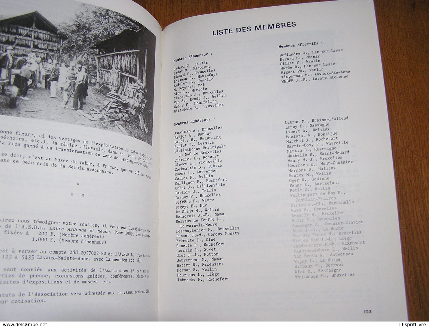 DE LA MEUSE A L'ARDENNE N° 7 1988 Régionalisme Semois Marcourt Sur Ourthe Marchets Rochefort Ambly Mirwart Escargot
