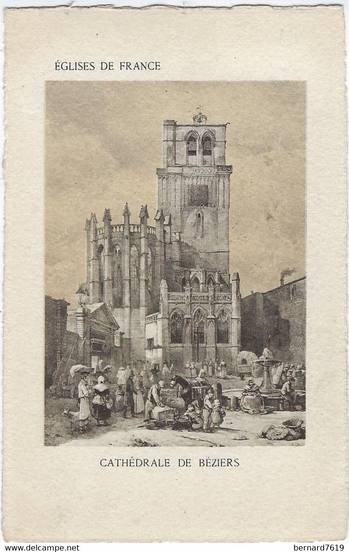 34  Beziers     -   La Cathedrale   Saint Nazaire - Beziers