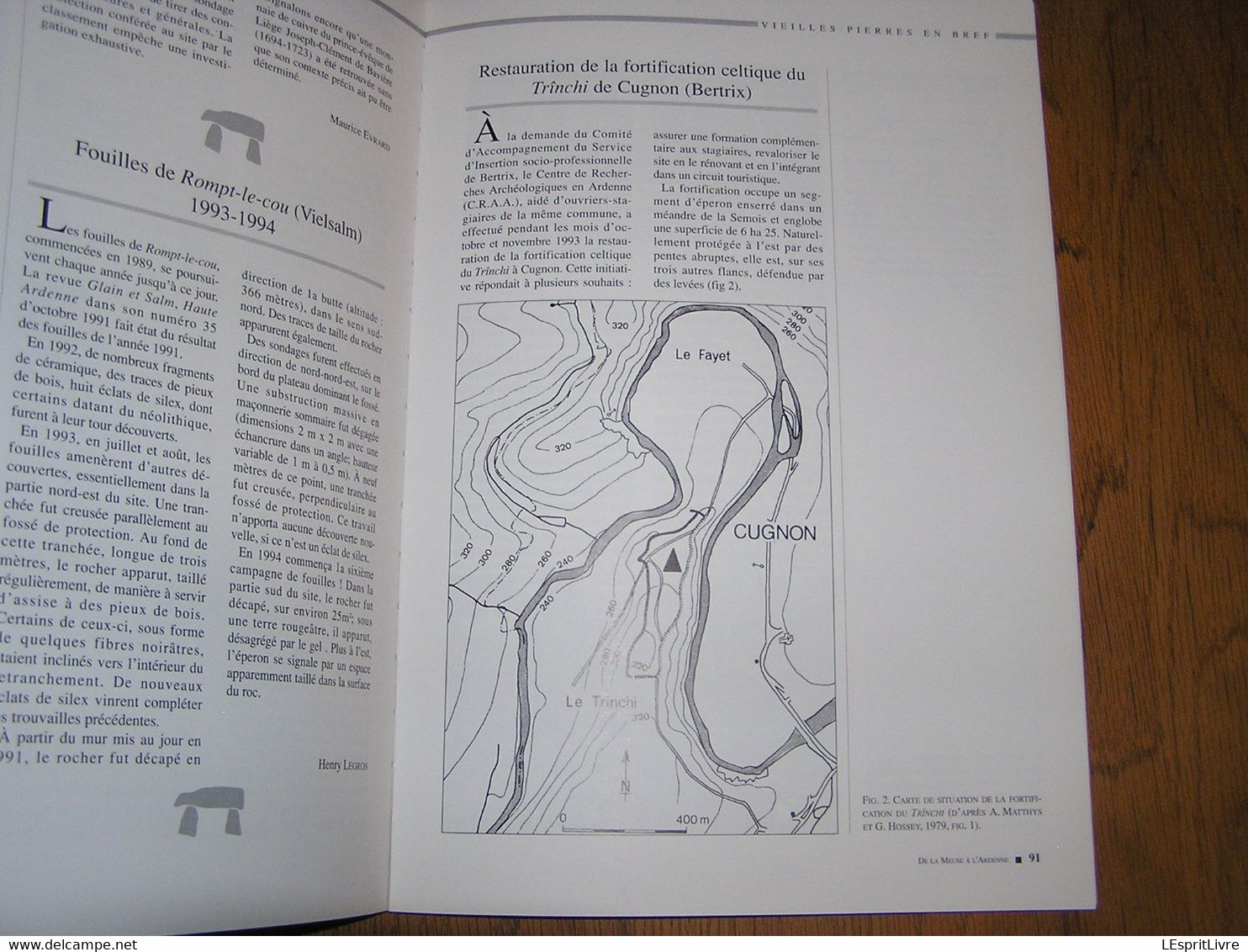 DE LA MEUSE A L ARDENNE N° 19 Régionalisme Bouillon Meuse Gautier Croix D'Occis Ave et Auffe Lenzen Guerre 14 18 Bertrix