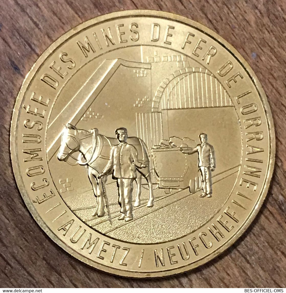 57 NEUFCHEF MINES DE FER DE LORRAINE AUMETZ MDP 2019 MEDAILLE MONNAIE DE PARIS JETON TOURISTIQUE MEDALS COINS TOKENS - 2019