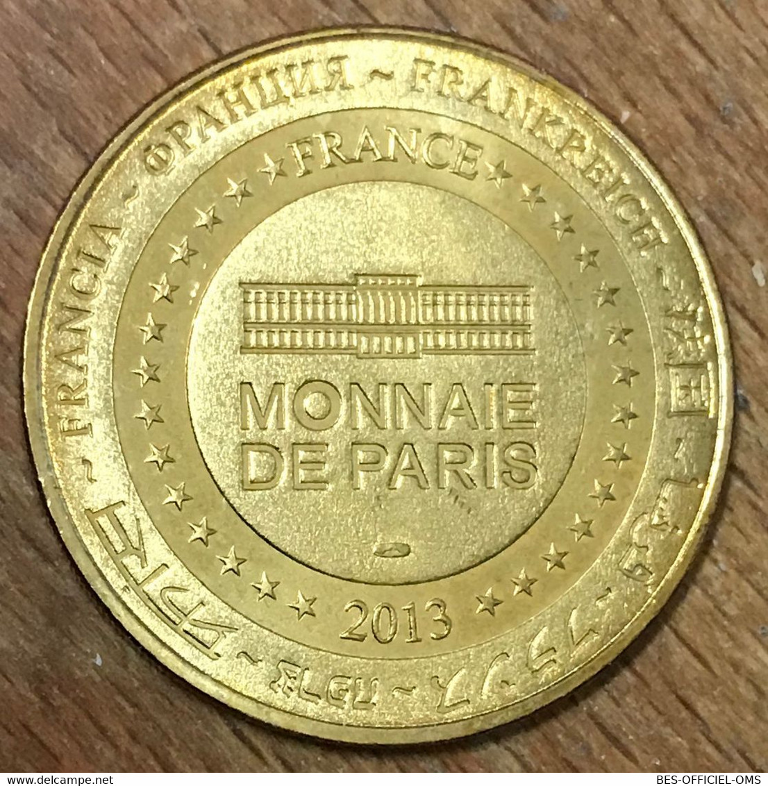 57 FAMECK CHAPELLE DE MORLANGE MEDAILLE SOUVENIR MONNAIE DE PARIS 2013 JETON TOURISTIQUE MEDALS COINS TOKENS - 2013