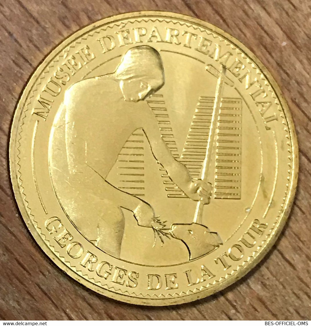 57 VIC-SUR-SEILLE GEORGES DE LA TOUR MEDAILLE SOUVENIR MONNAIE DE PARIS 2015 JETON TOURISTIQUE MEDALS COINS TOKENS - 2015