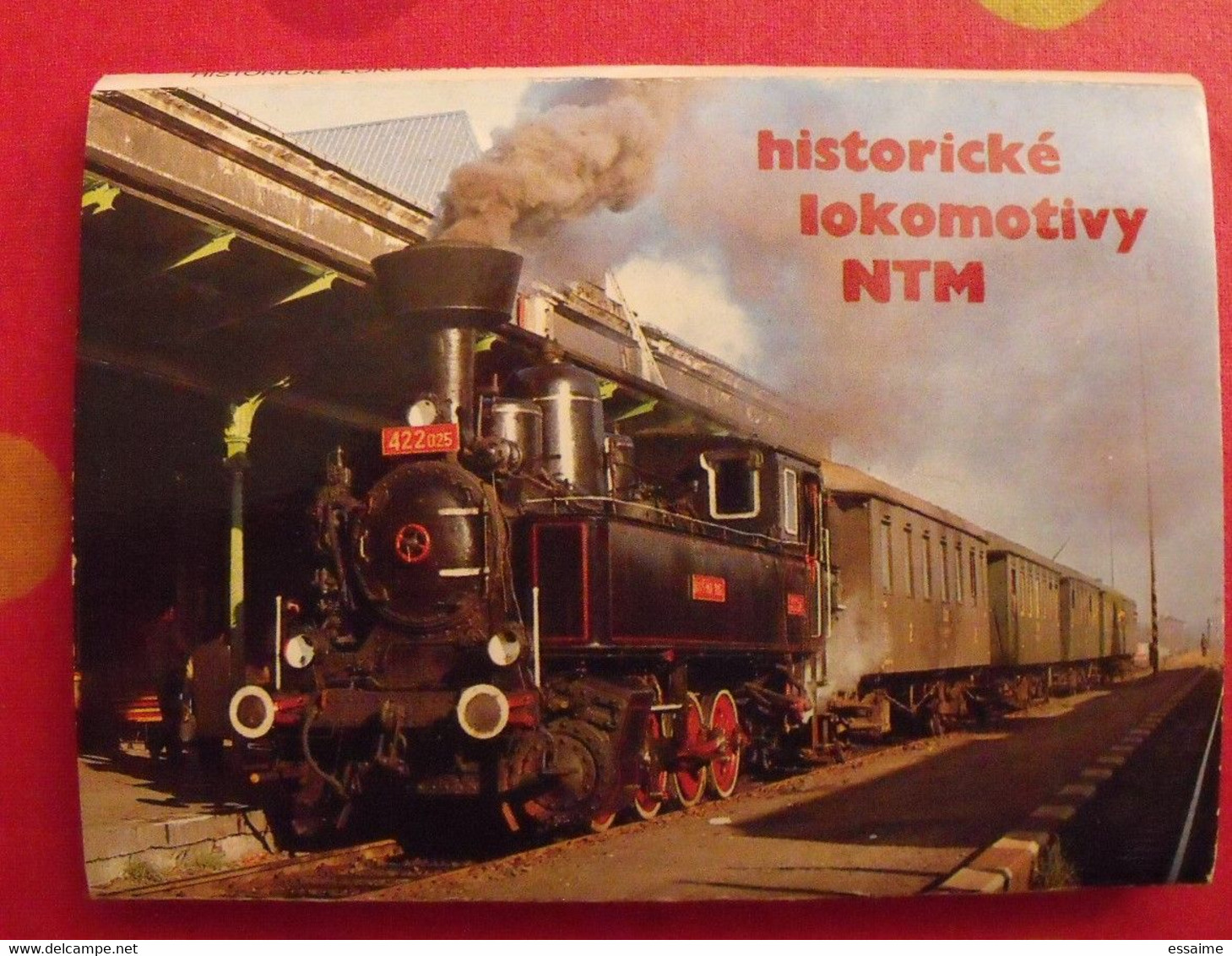 Dépliant Sur Les Locomotives & Trains En Tchécoslovaquie. 13 Photos. Vers 1995 - Chemin De Fer & Tramway
