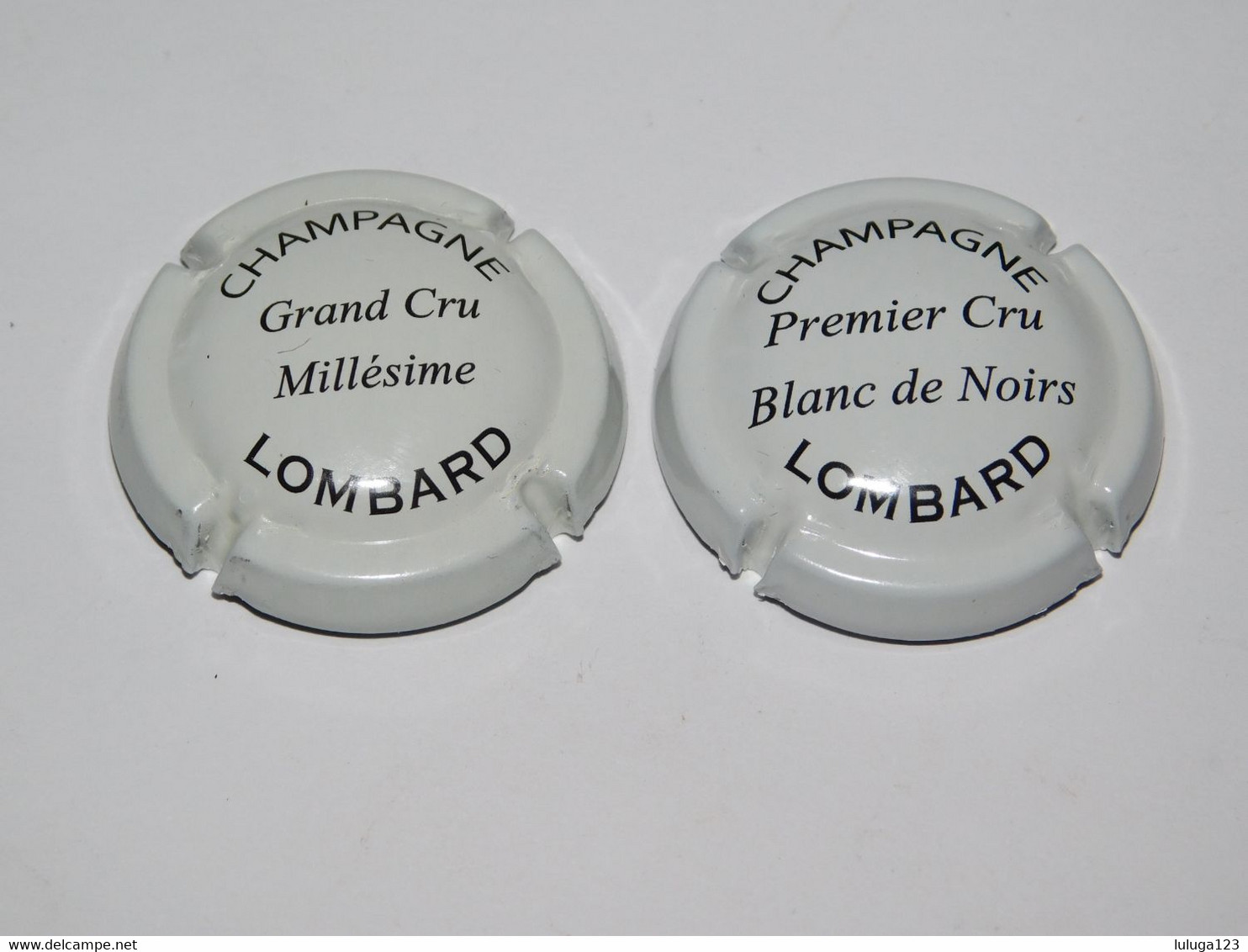 2 CAPSULES DE CHAMPAGNE - LOMBARD N°6e Et 16j - Collections