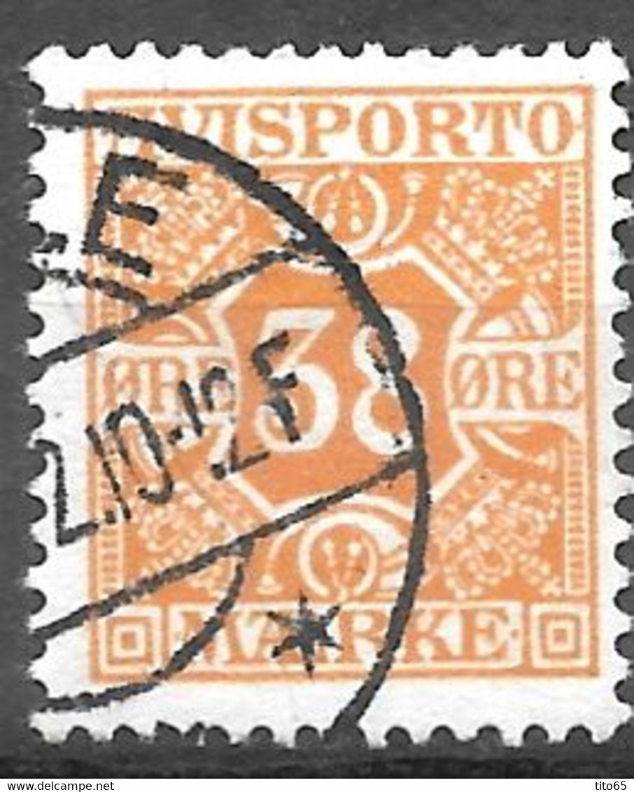 AFA # 6  Denmark  Avisporto  Used    1907 - Fiscaux