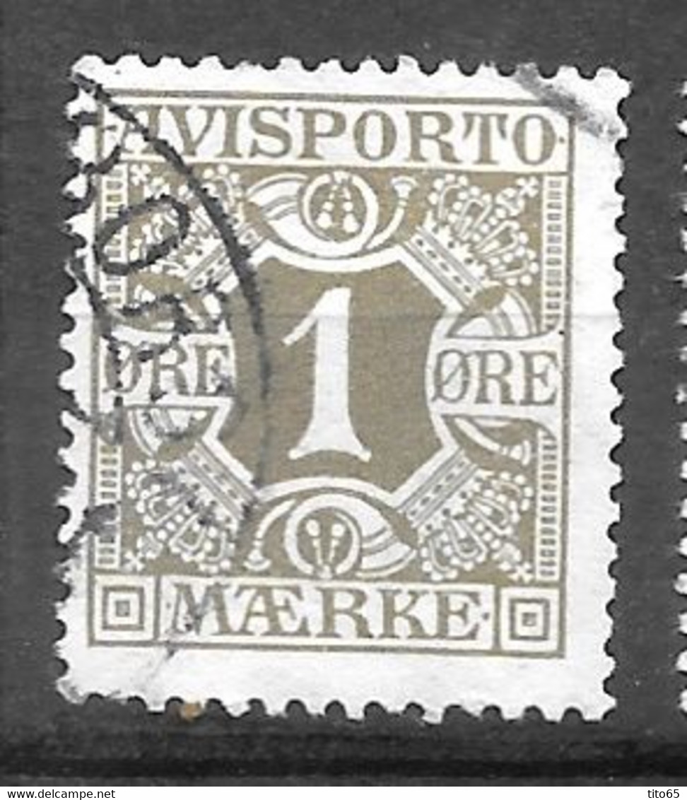 AFA # 11  Denmark  Avisporto  Used    1914 - Revenue Stamps