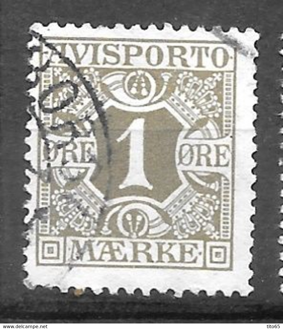 AFA # 11  Denmark  Avisporto  Used    1914 - Fiscaux