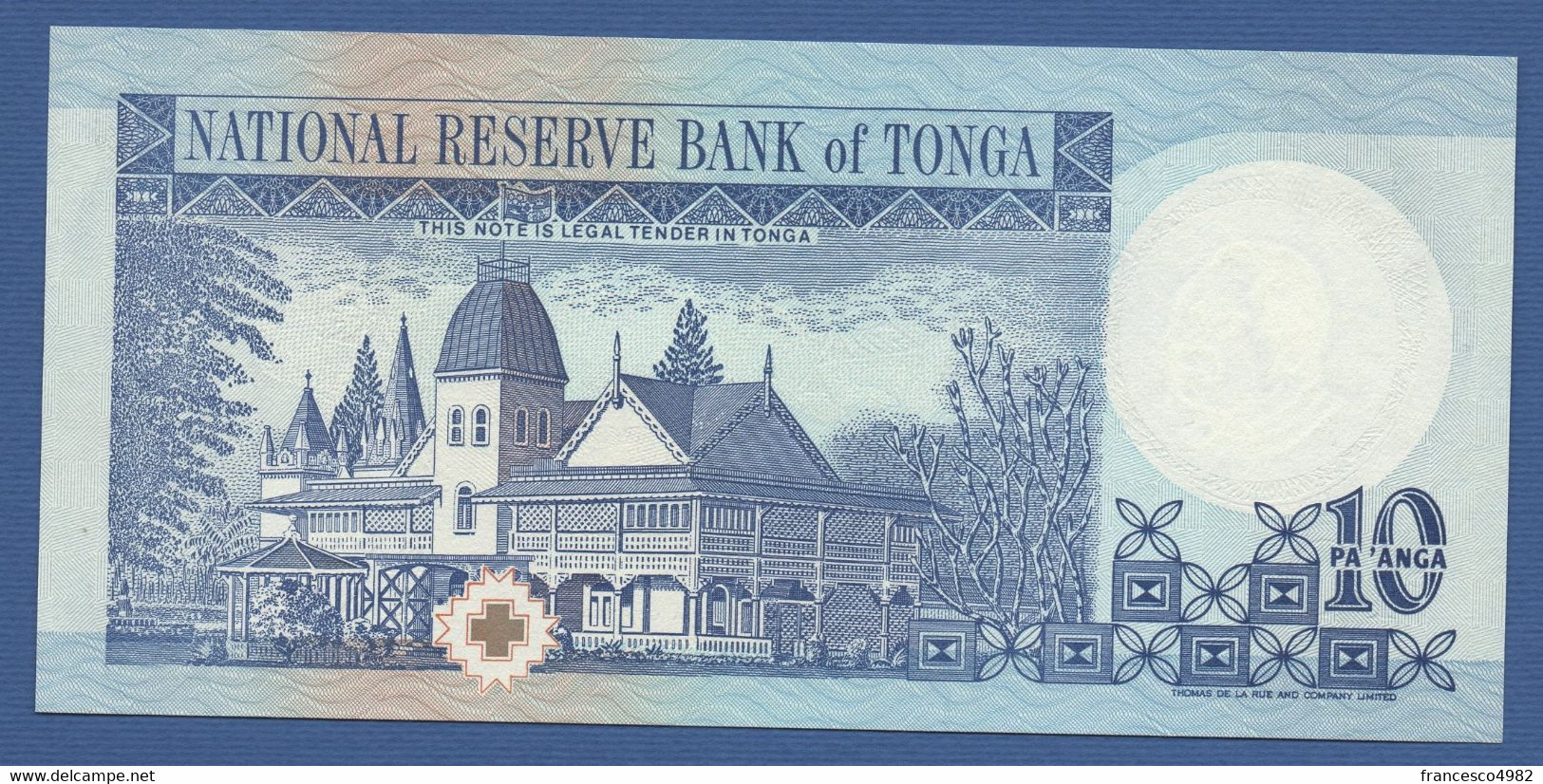 TONGA - P.34a – 10 PA'ANGA 1995 - UNC - Tonga