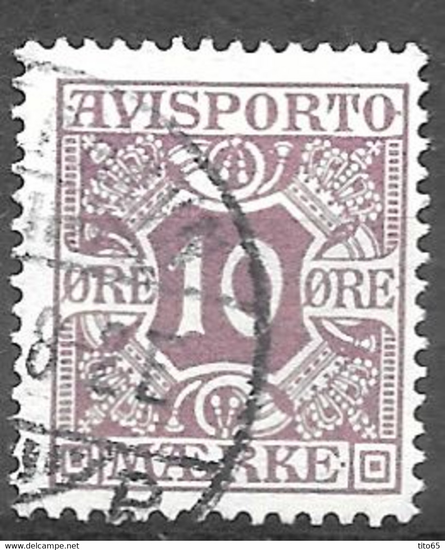 AFA # 15  Denmark  Avisporto  Used    1914 - Revenue Stamps