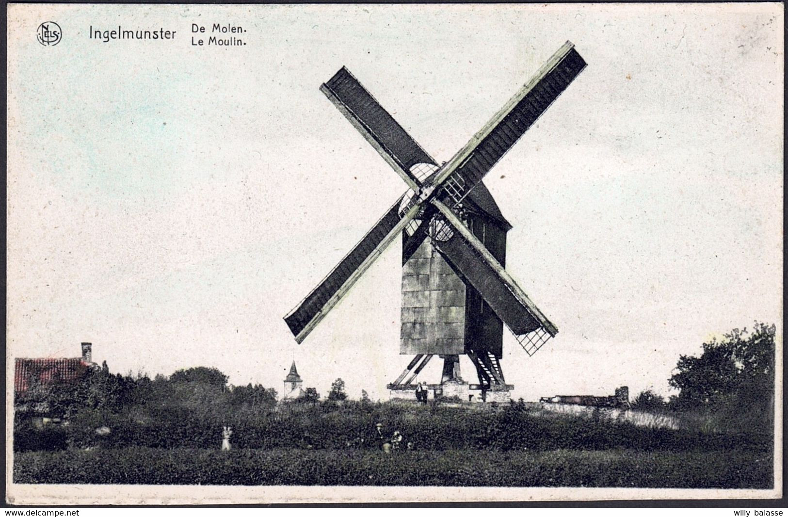 +++ CPA - INGELMUNSTER - De Molen - Moulin - Nels Bromurite   // - Ingelmunster