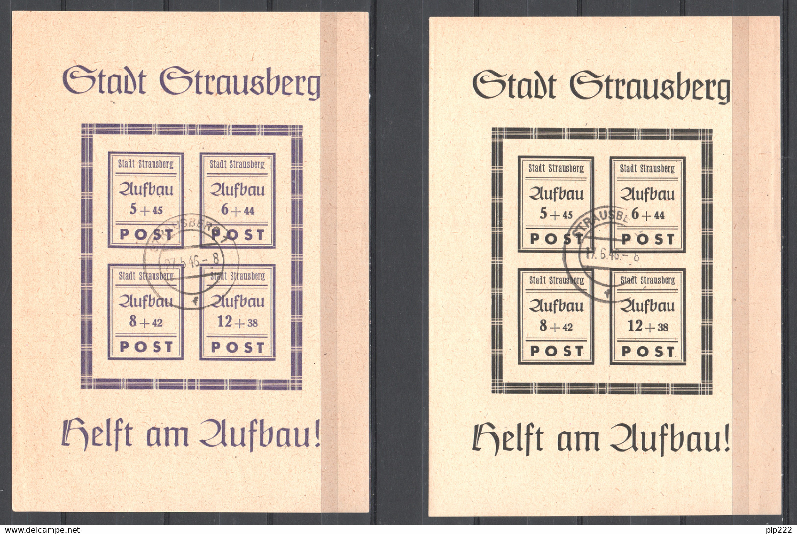 Stadt Strausberg Block 1/2  O/Used VF/F - Other & Unclassified