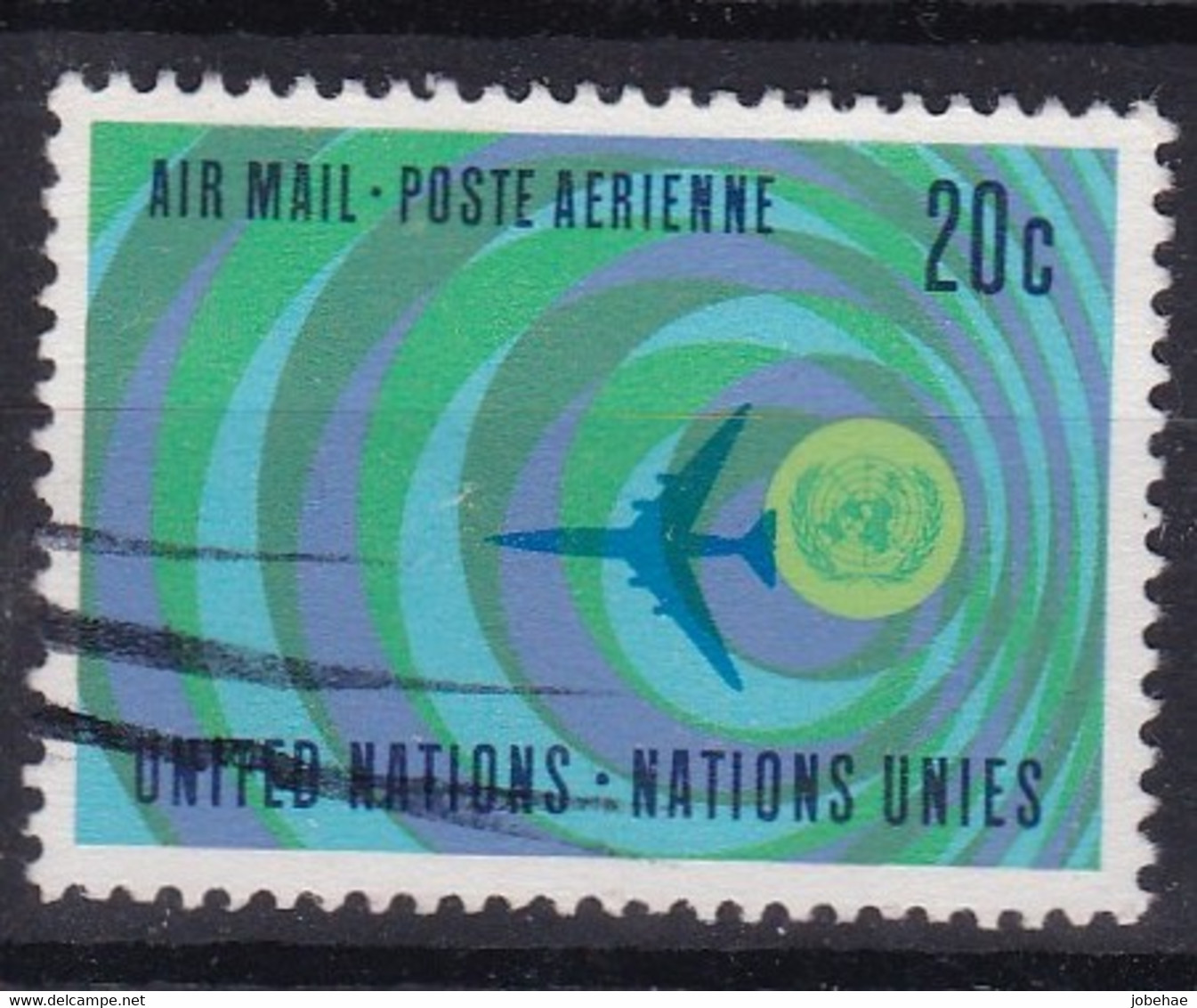 United Nations New York Aero YT° 13 - Poste Aérienne