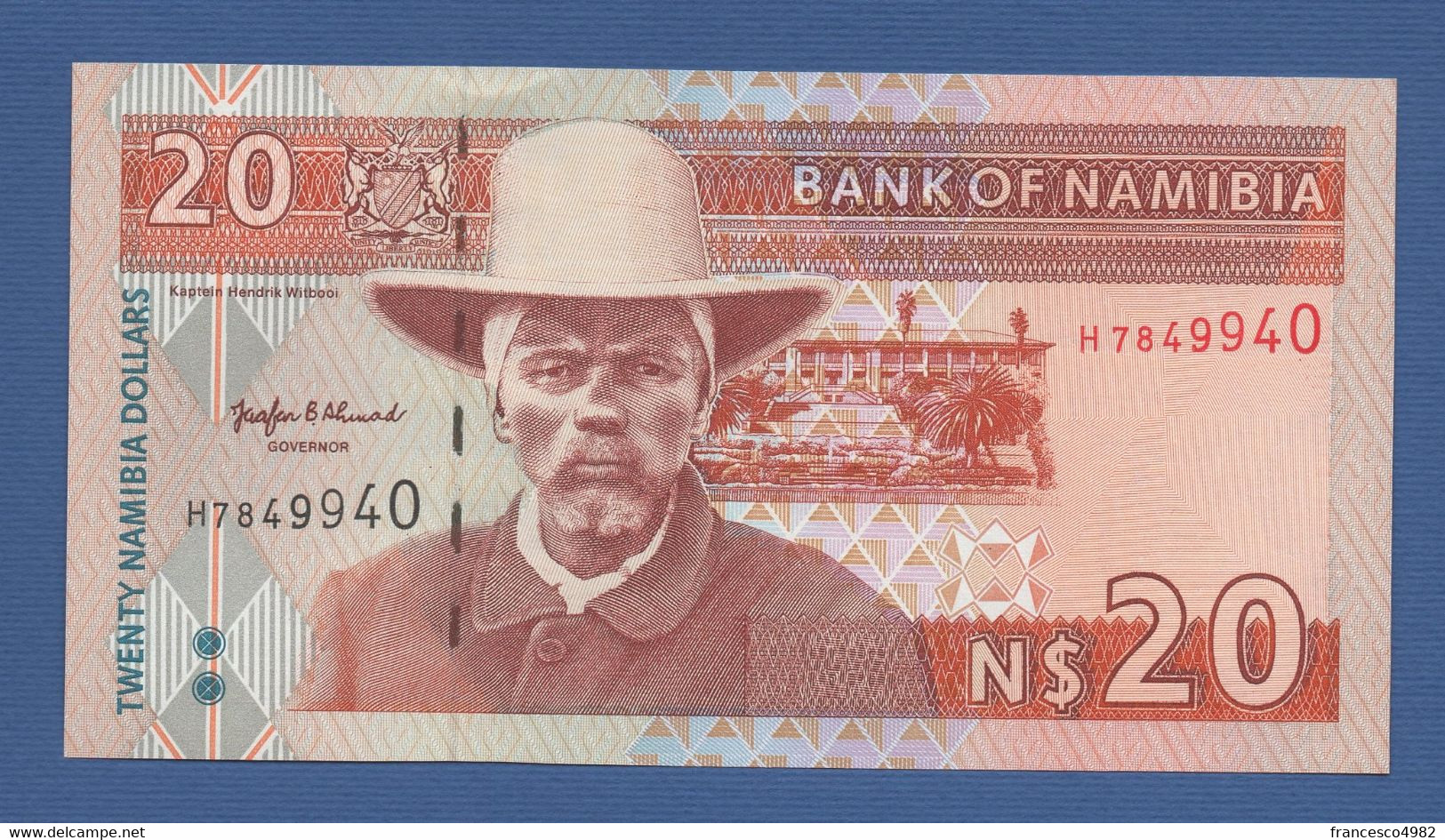 NAMIBIA - P. 5a – 20 DOLLARS ND - 7 DIGIT SERIALS - UNC - Namibië