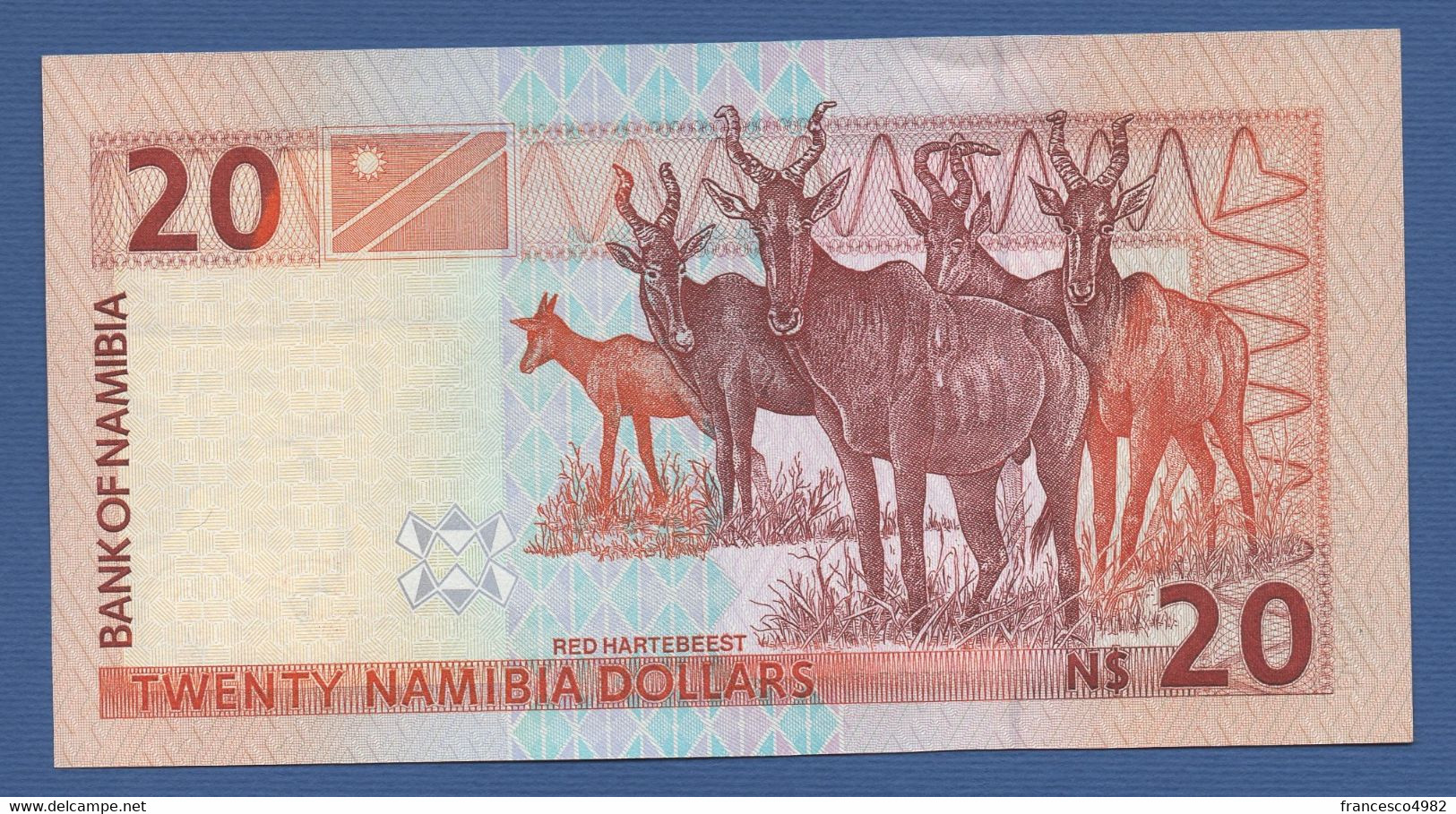 NAMIBIA - P. 5a – 20 DOLLARS ND - 7 DIGIT SERIALS - UNC - Namibia