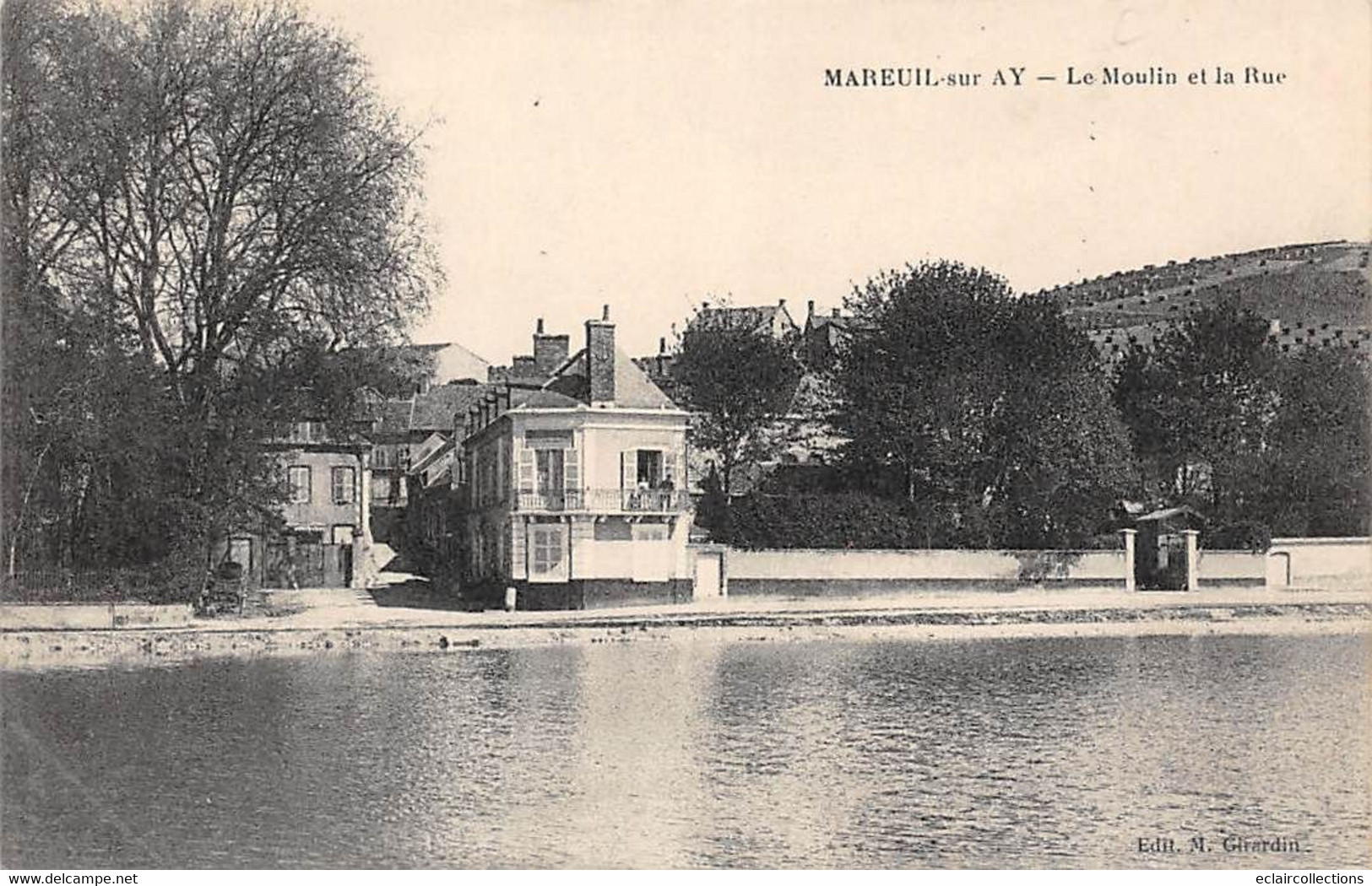 Mareuil Sur Ay      51        Le Moulin Et La Rue       (voir Scan) - Mareuil-sur-Ay