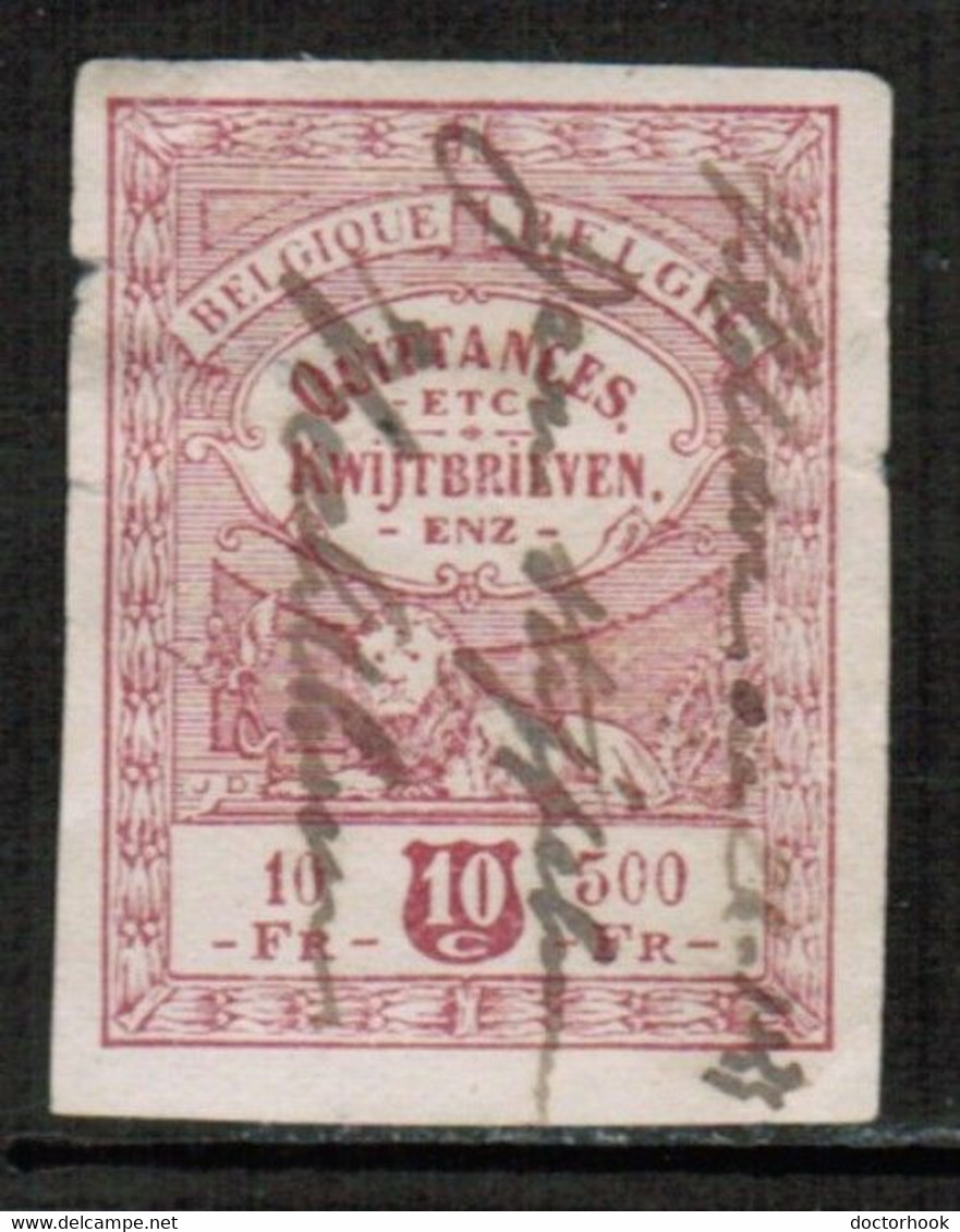 BELGIUM   10 CENTS QUITTANCES FISCAL VF USED  (STAMP SCAN #749) - Sellos