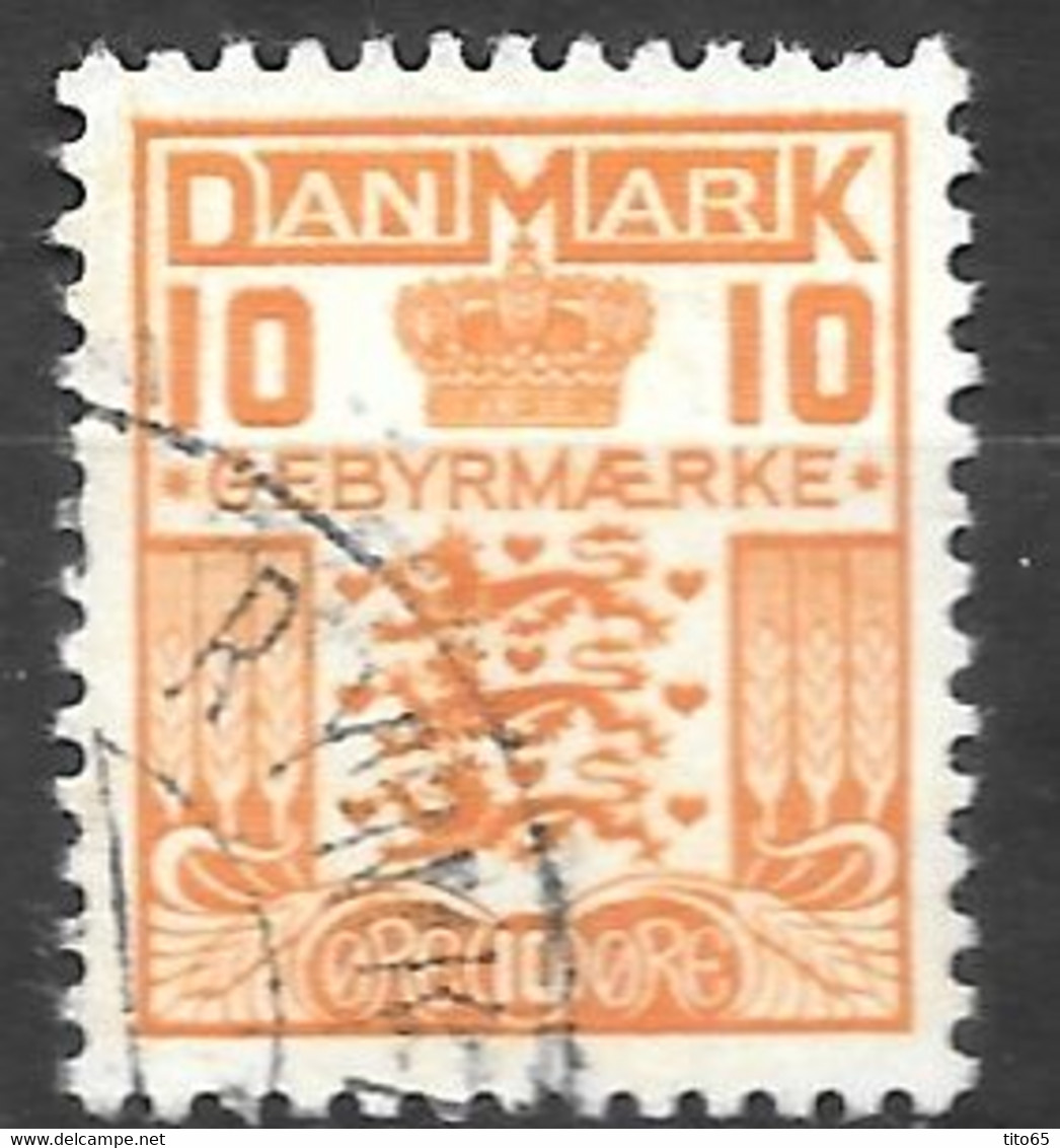 AFA # 5  Gebyrmærke Denmark    Used    1934 - Steuermarken