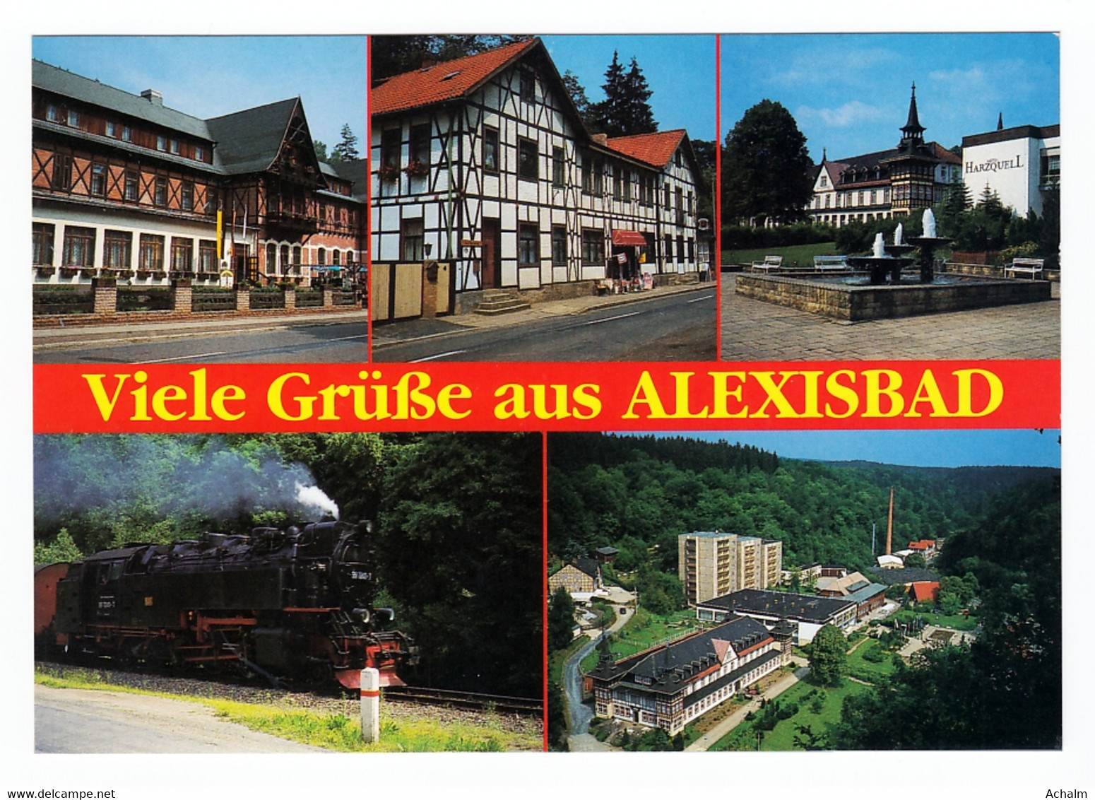 Alexisbad (Harzgerode) - 5 Ansichten - Harzgerode