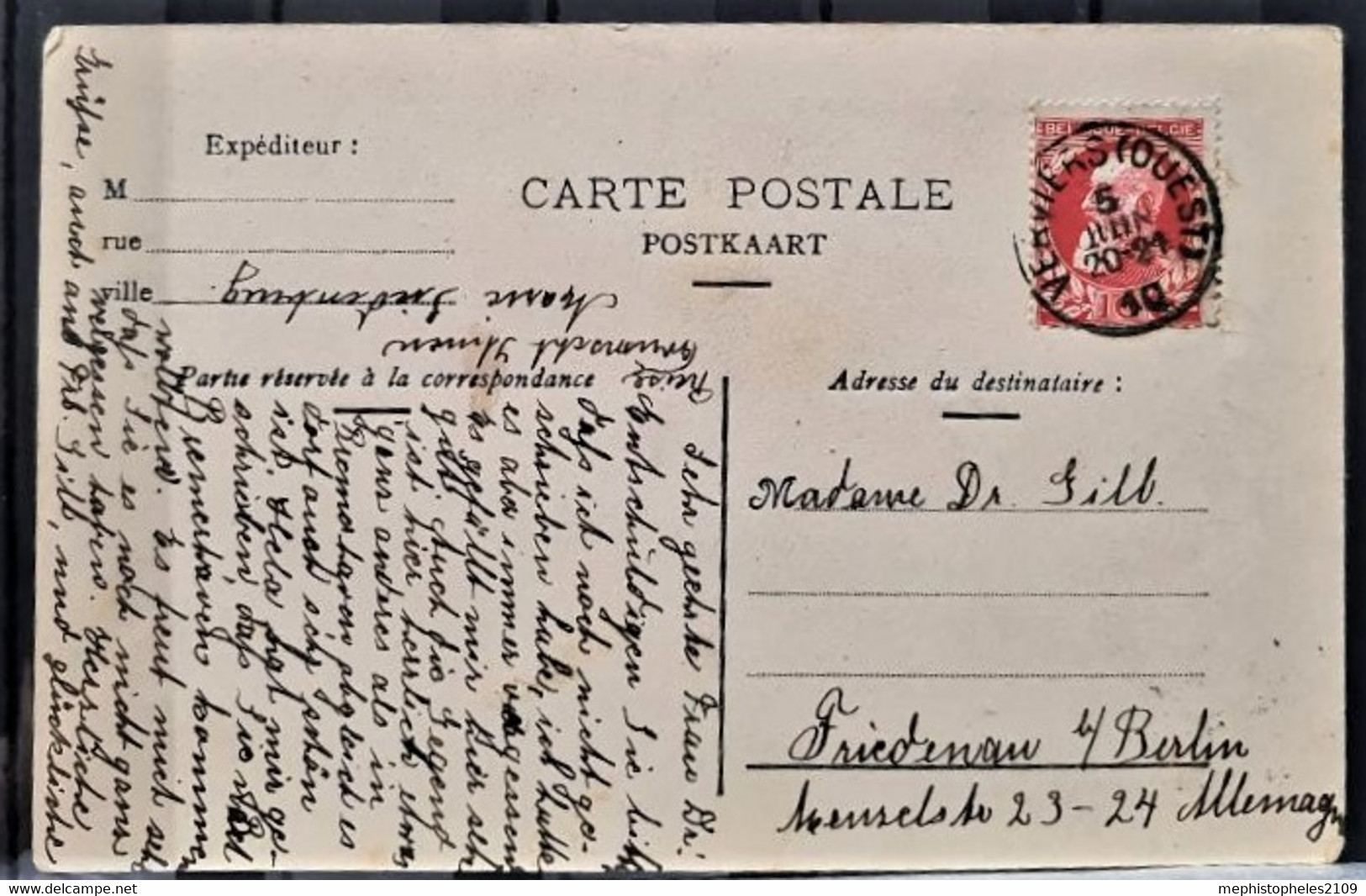 BELGIUM - Stationary Postcard - Andere & Zonder Classificatie