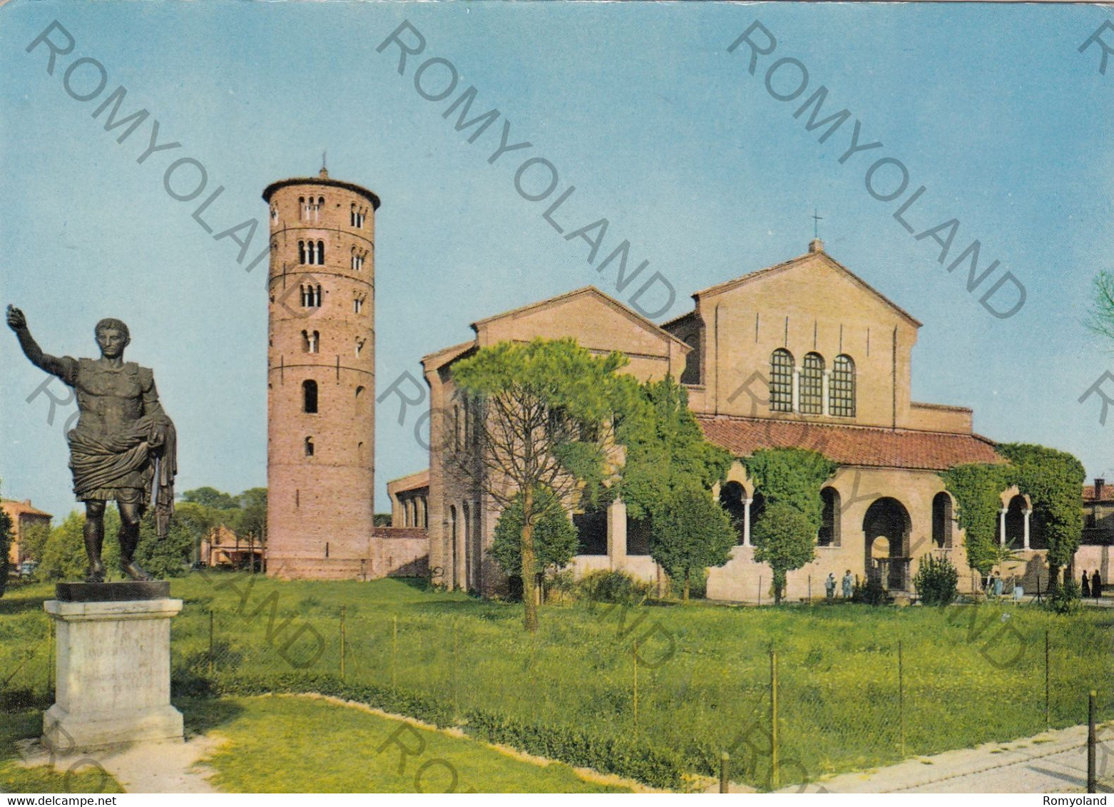 CARTOLINA  RAVENNA,EMILIA ROMAGNA, BASILICA S.APOLLONARE IN CLASSE,STORIA,RELIGIONE,CULTURA,BELLA ITALIA,VIAGGIATA 1974 - Ravenna