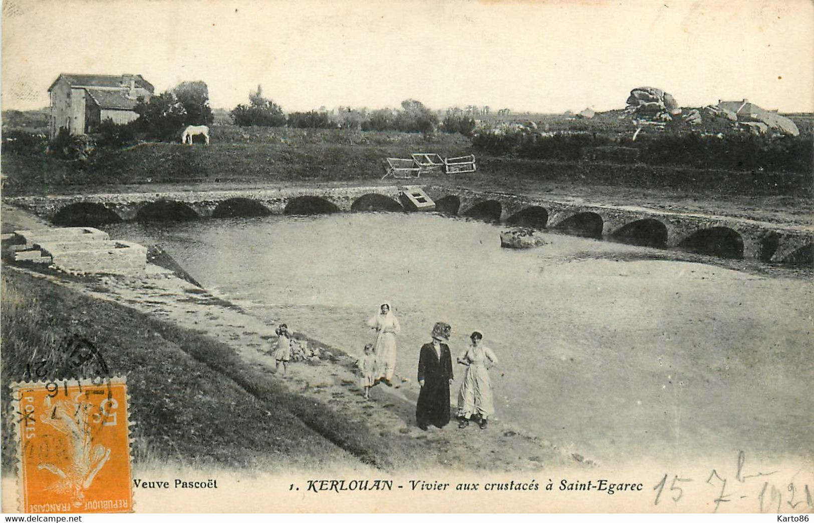 Kerlouan * Vivier à Crustacés à St égarec * Village Hameau - Kerlouan