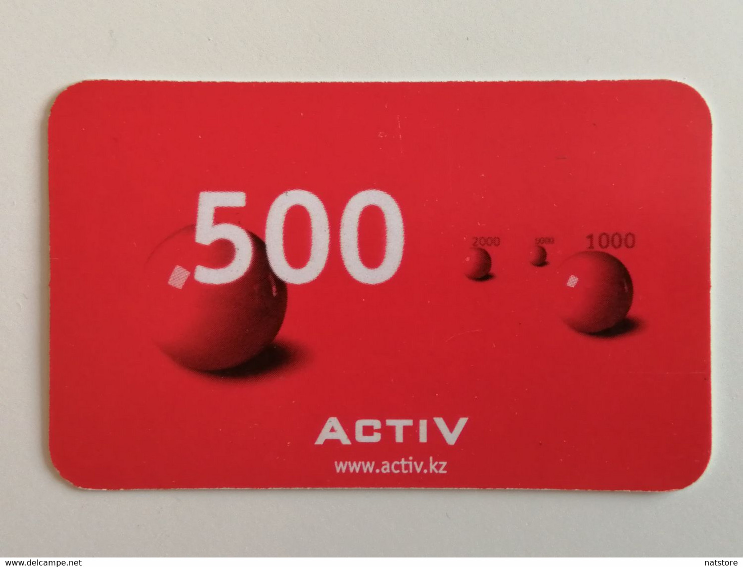 KAZAKHSTAN..  PHONECARD.. ACTIV..500 - Kazakhstan