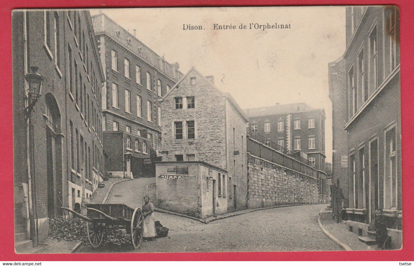 Dison - Entrée De L'Orphelinat - 1913 ( Voir Verso ) - Dison