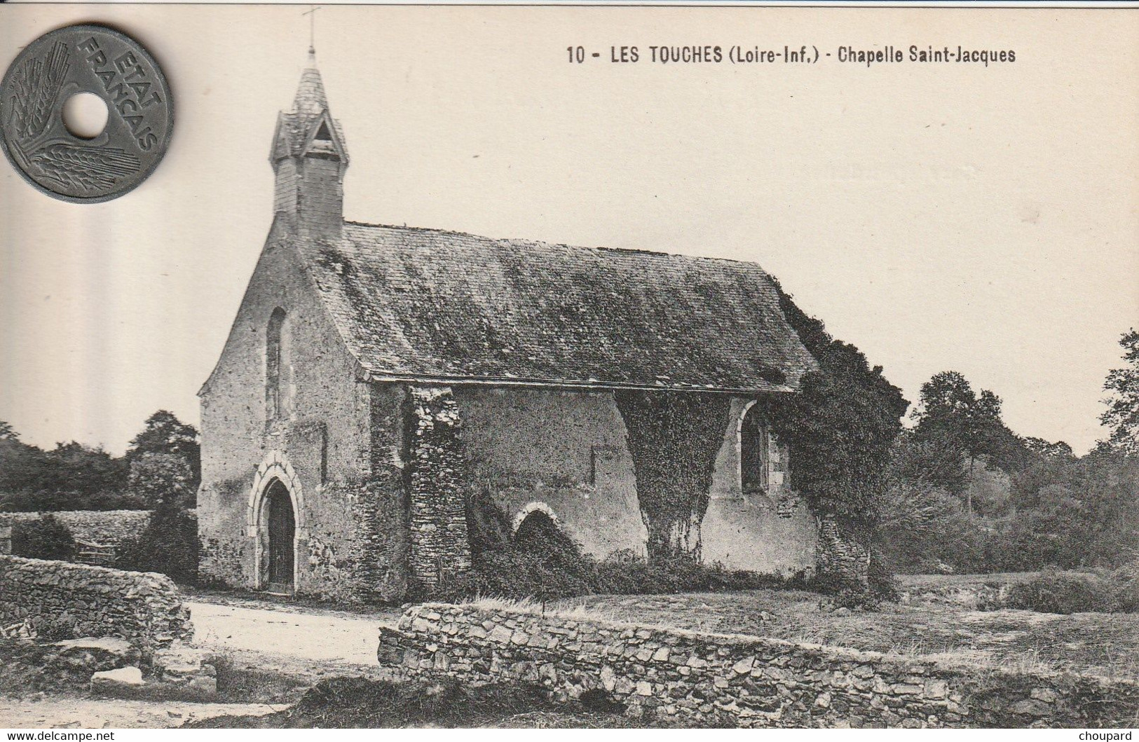 44 -Très Belle Carte Postale Ancienne De Les TOUCHES  Chapelle Saint Jacques - Other & Unclassified