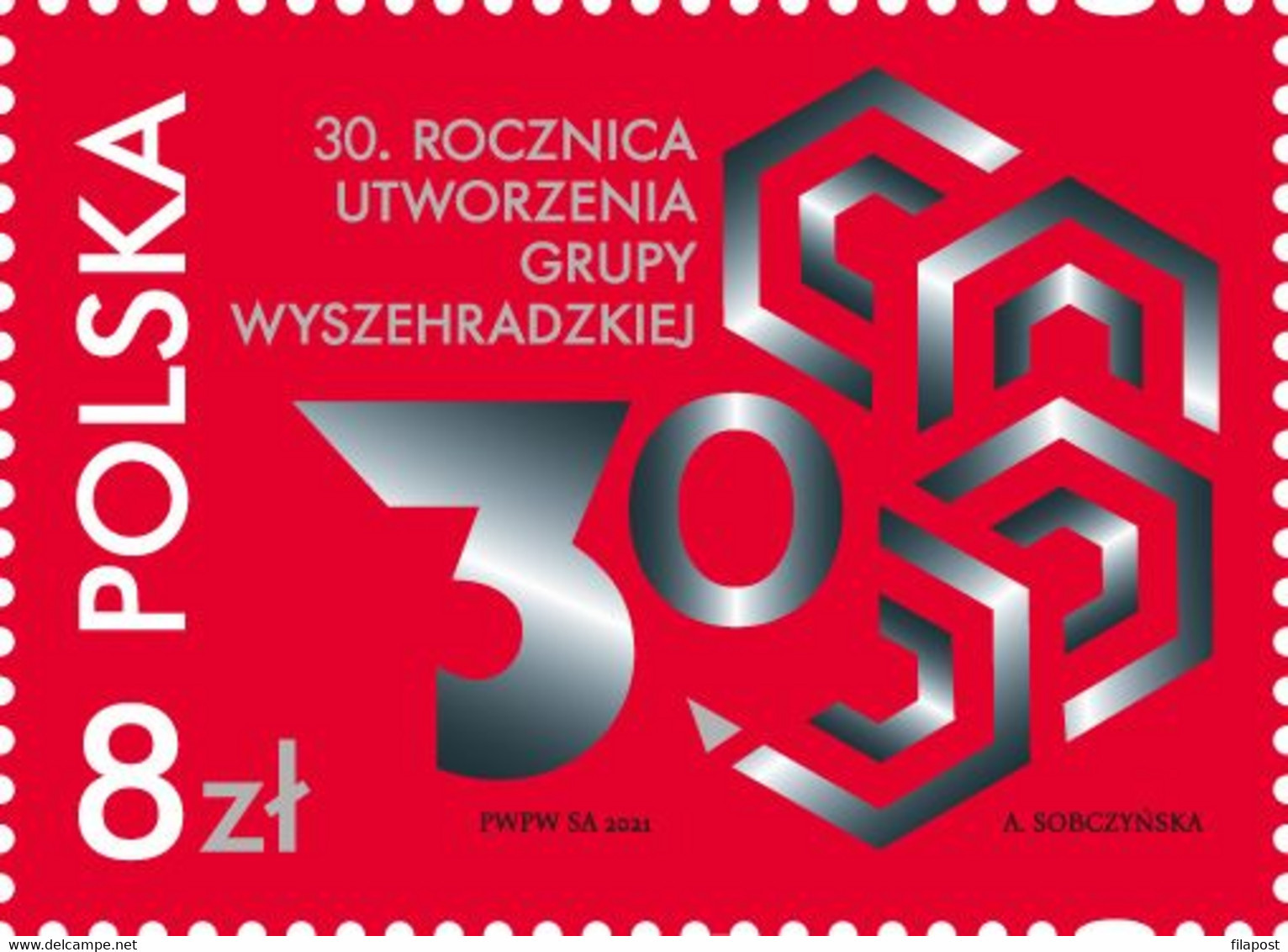 Poland 2021 The Visegrád Group, Visegrád Four Czech Republic, Hungary, Poland And Slovakia MNH New!!! - Other & Unclassified