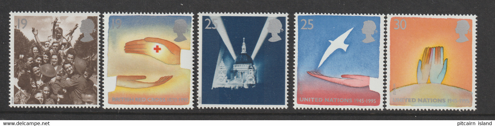 Engeland  1995  Mi.nr. 1571-1575   SG.nr. 1873-1202   MNH - Nuevos