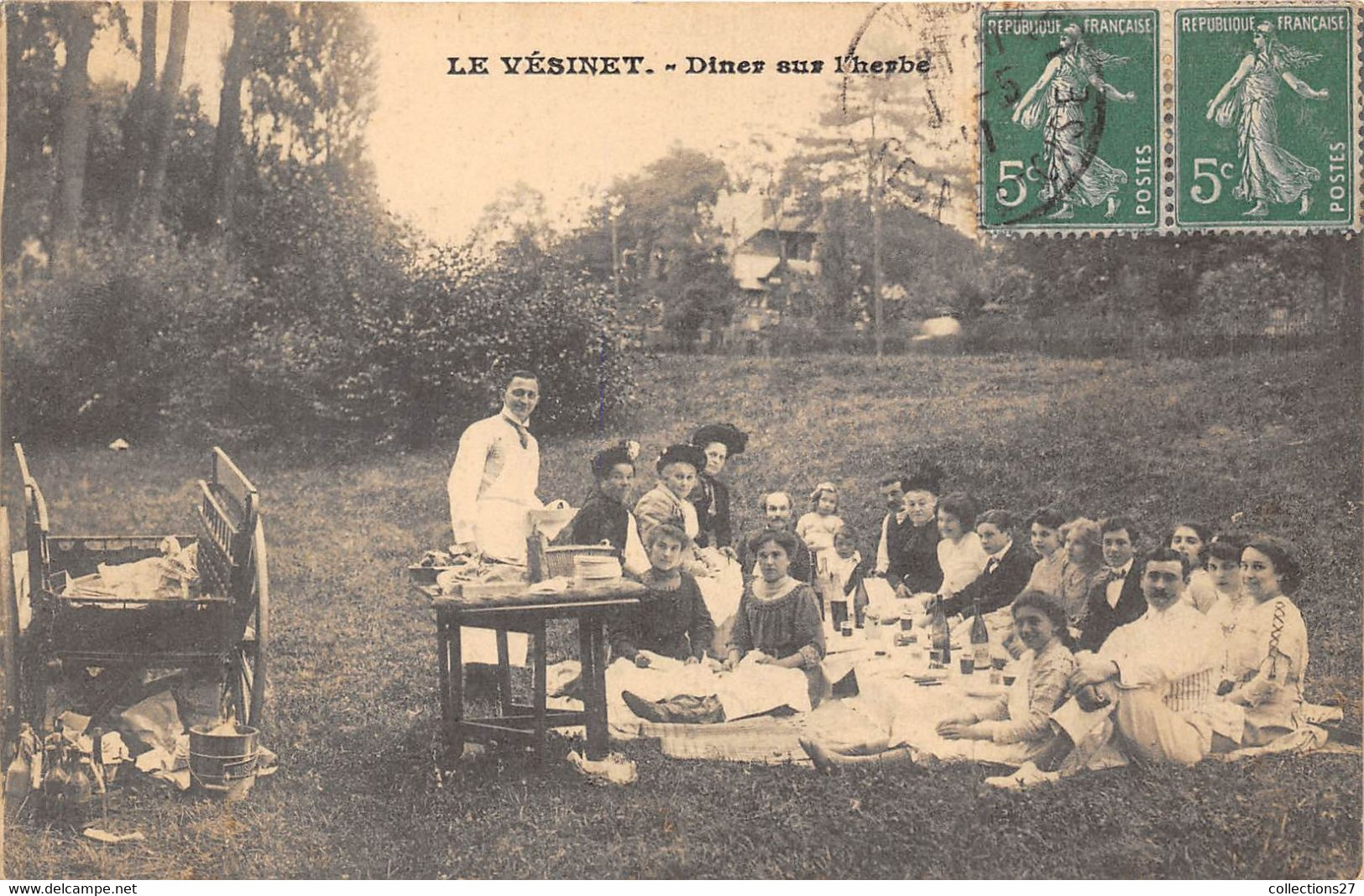 78-LE-VESINET- DINER SUR L'HERBE - Le Vésinet