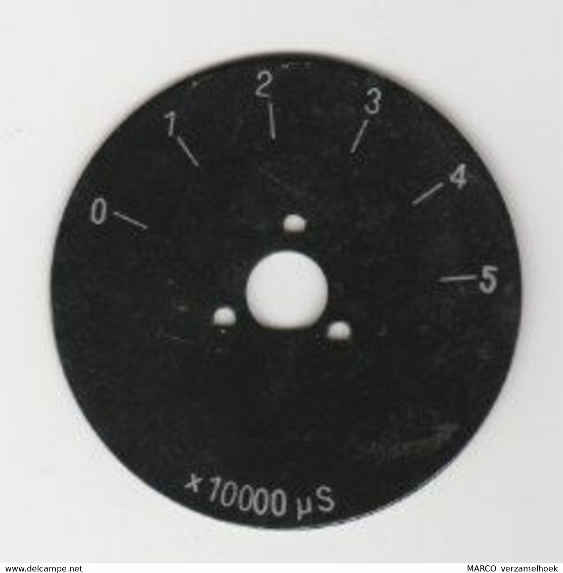 Old Potentiometer Scale-schaal X10000 US - Bauteile