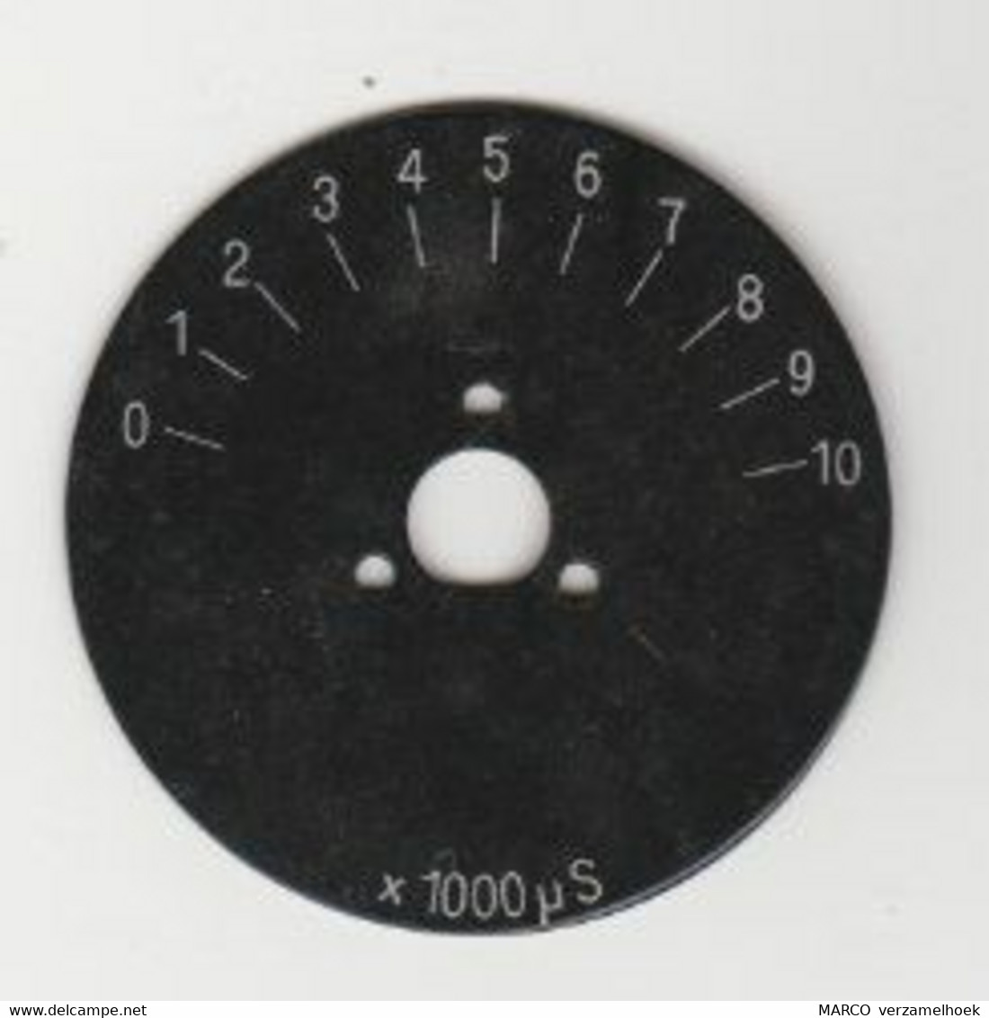 Old Potentiometer Scale-schaal X1000 US - Components