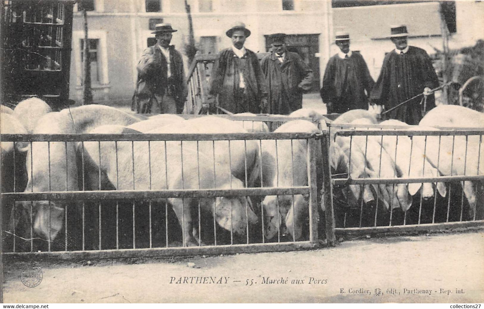 79-PARTHENAY- MARCHE AUX PORC - Parthenay