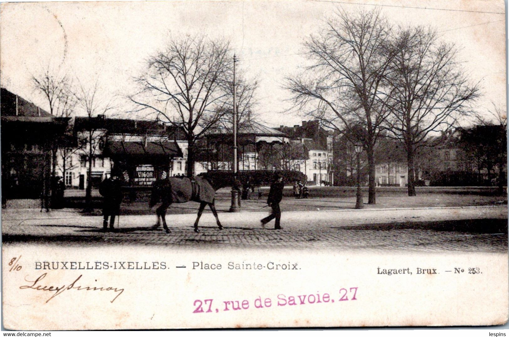 BELGIQUE -- BRUXELLES - IXELLE - Place Sainte Croix - Non Classés