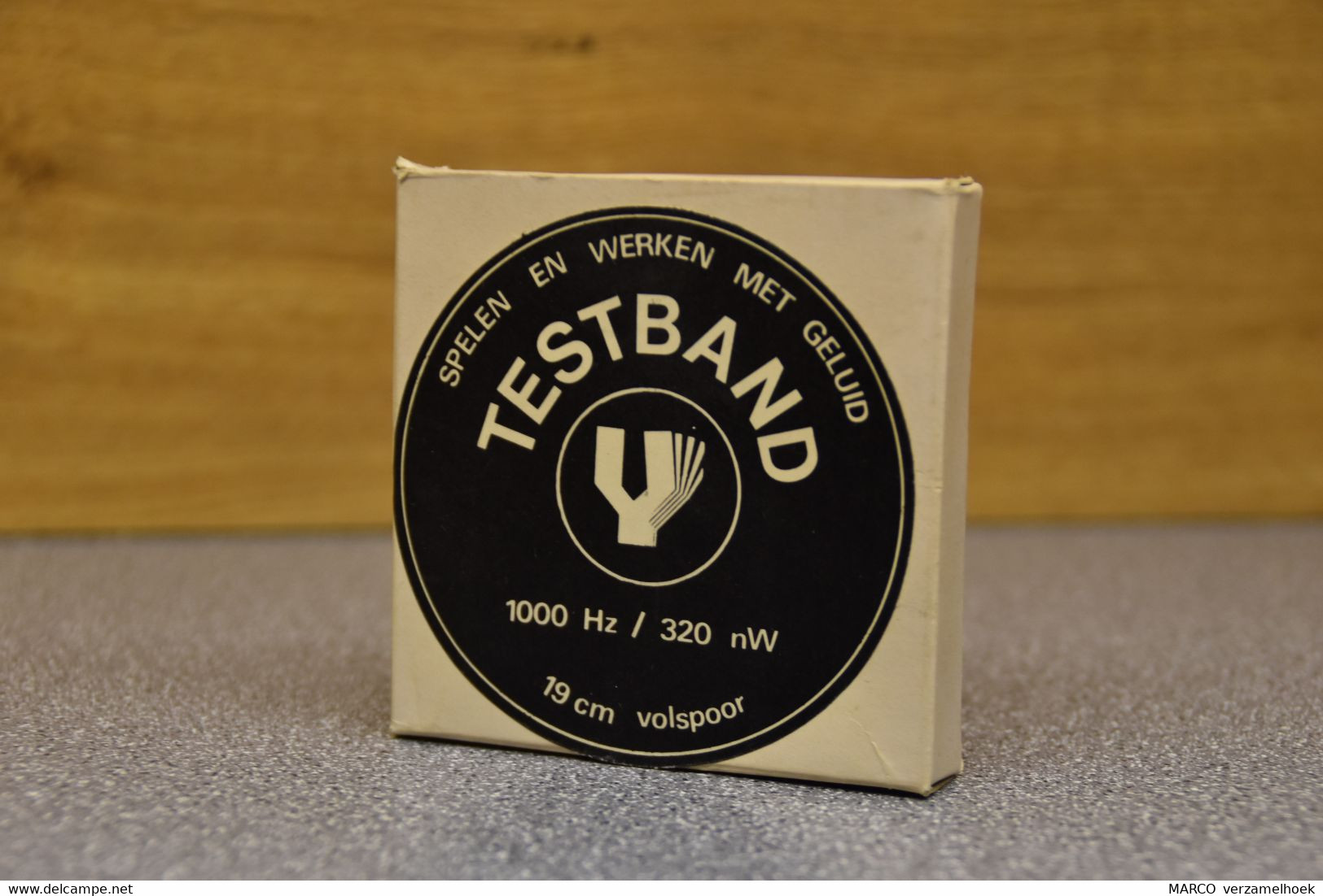 Old BASF Testband 1000Hz / 32nW 19cm Volspoor Spelen En Werken Met Geluid - Onderdelen