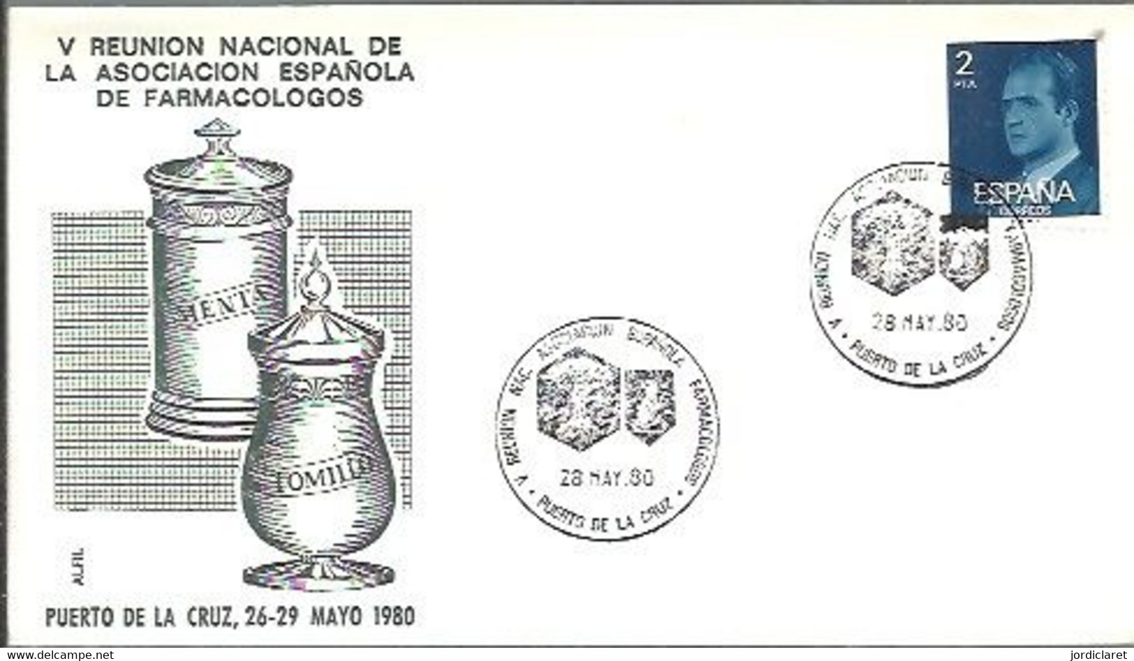 POSTMARKET ESPAÑA 1980 - Pharmacy