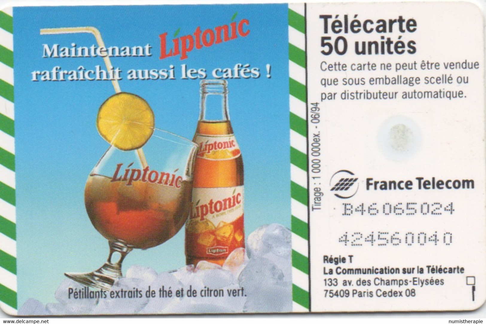 Liptonic 1994 - Alimentation