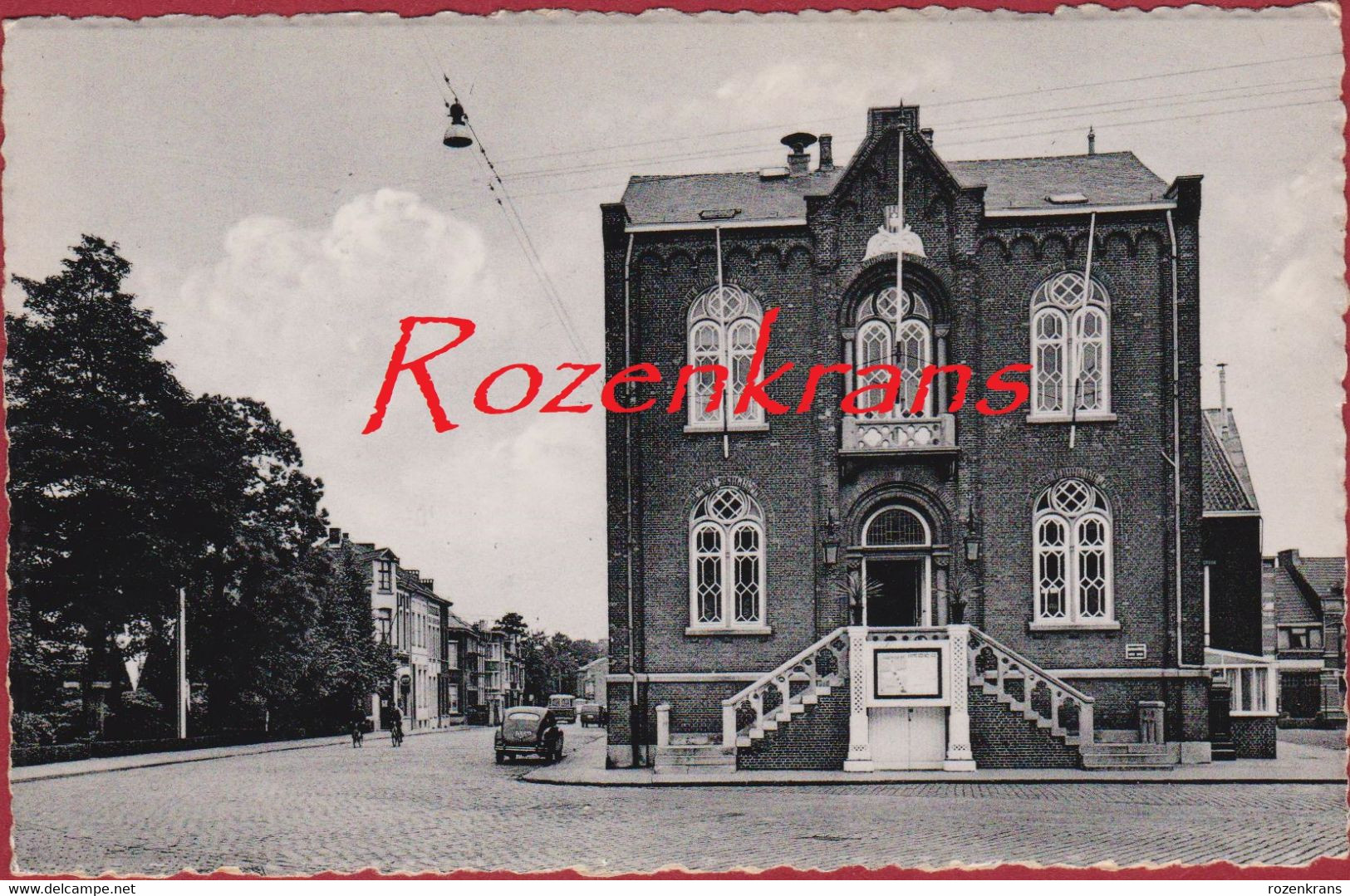 Kontich Gemeentehuis Auto Voiture Oldtimer Franse Ford Vedette - Model 1950 ZELDZAAM (In Zeer Goede Staat) - Kontich