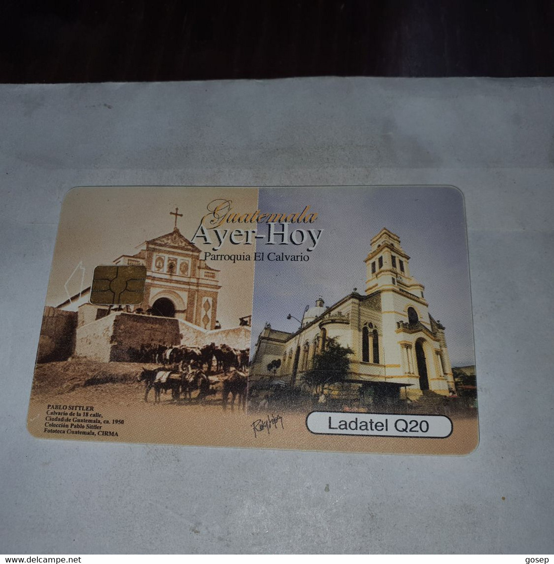 Guatemala-(gua-?)-AVER-HOY-(15)-(ladatel Q.20)-(0043176387)-used Card+1card Prepiad Free - Guatemala