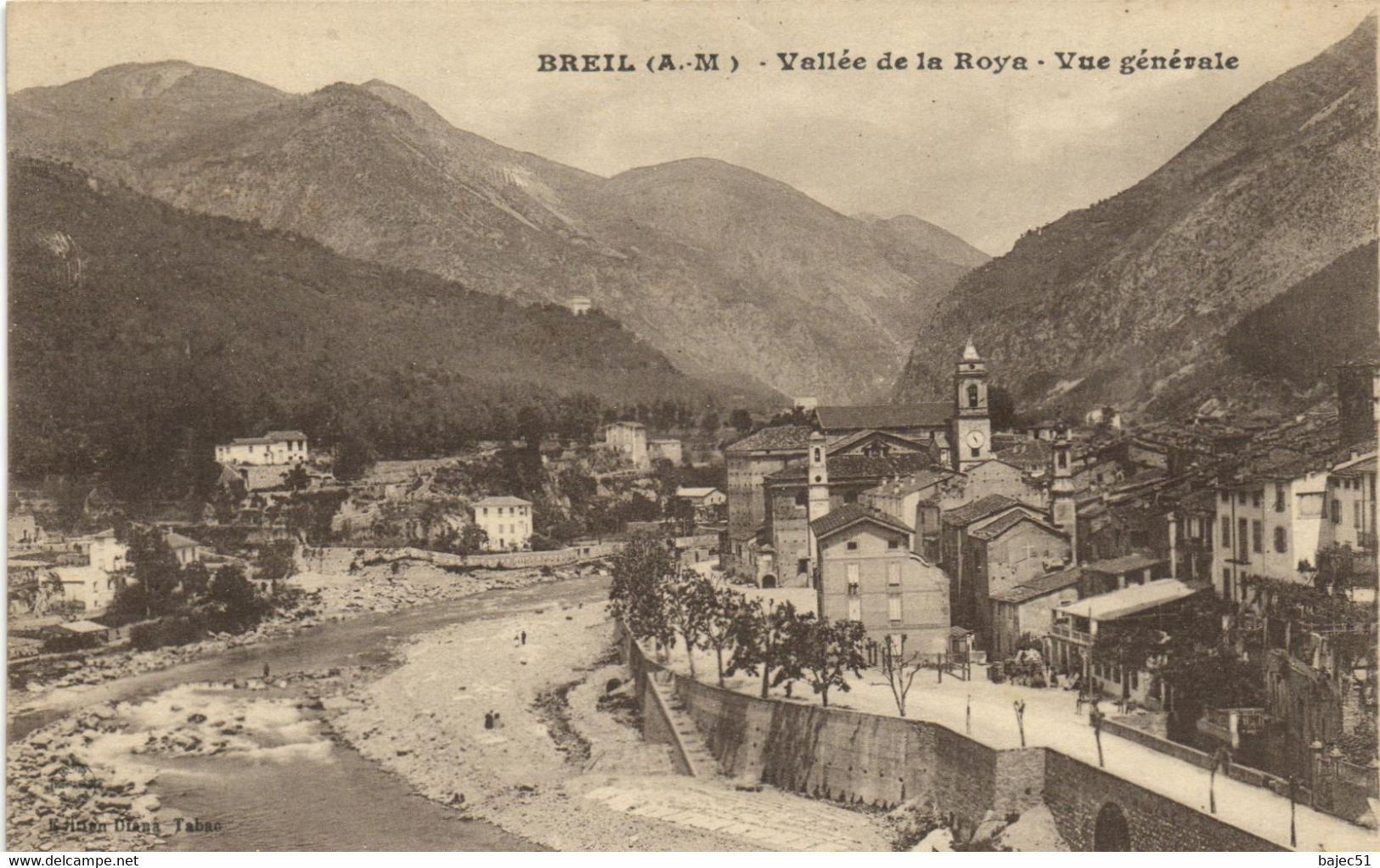 Breil - Vallée De La Roya - Vue Générale - Breil-sur-Roya