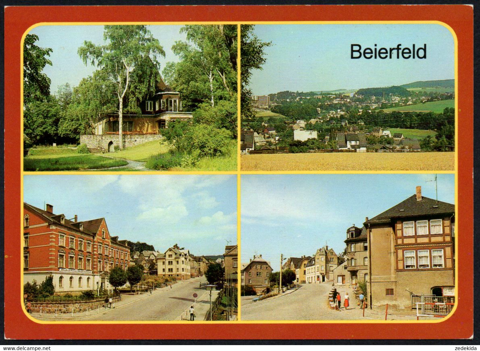 E8540 - TOP Beierfeld Kulturhaus Clara Zetkin -  Bild Und Heimat Reichenbach - Schwarzenberg (Erzgeb.)