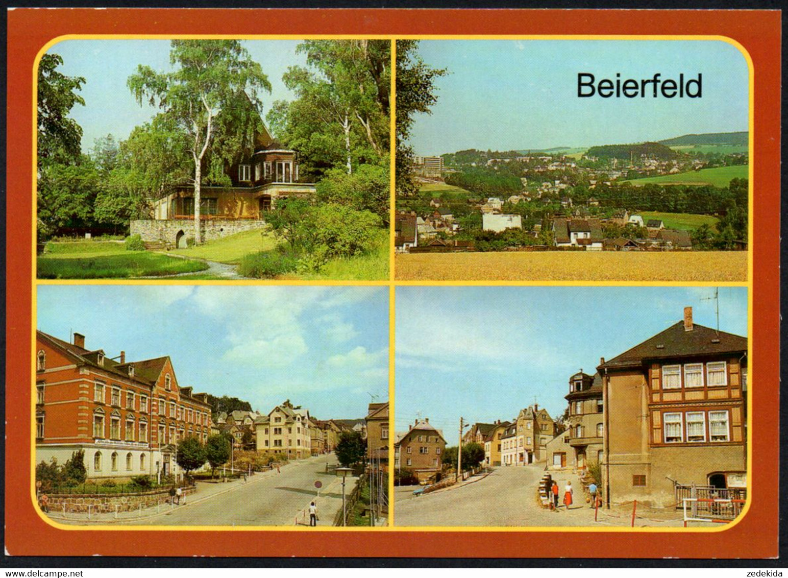 E8559 - TOP Beierfeld Kulturhaus Clara Zetkin - Bild Und Heimat Reichenbach - Schwarzenberg (Erzgeb.)