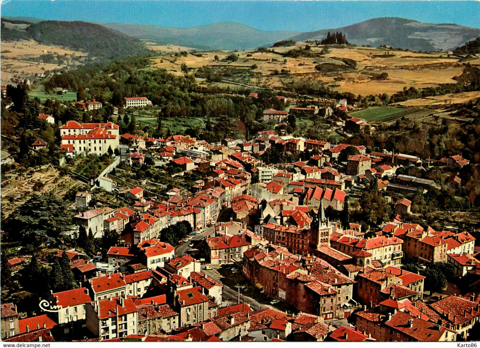 Bourg Argental * Vue Générale Aérienne De La Commune - Bourg Argental