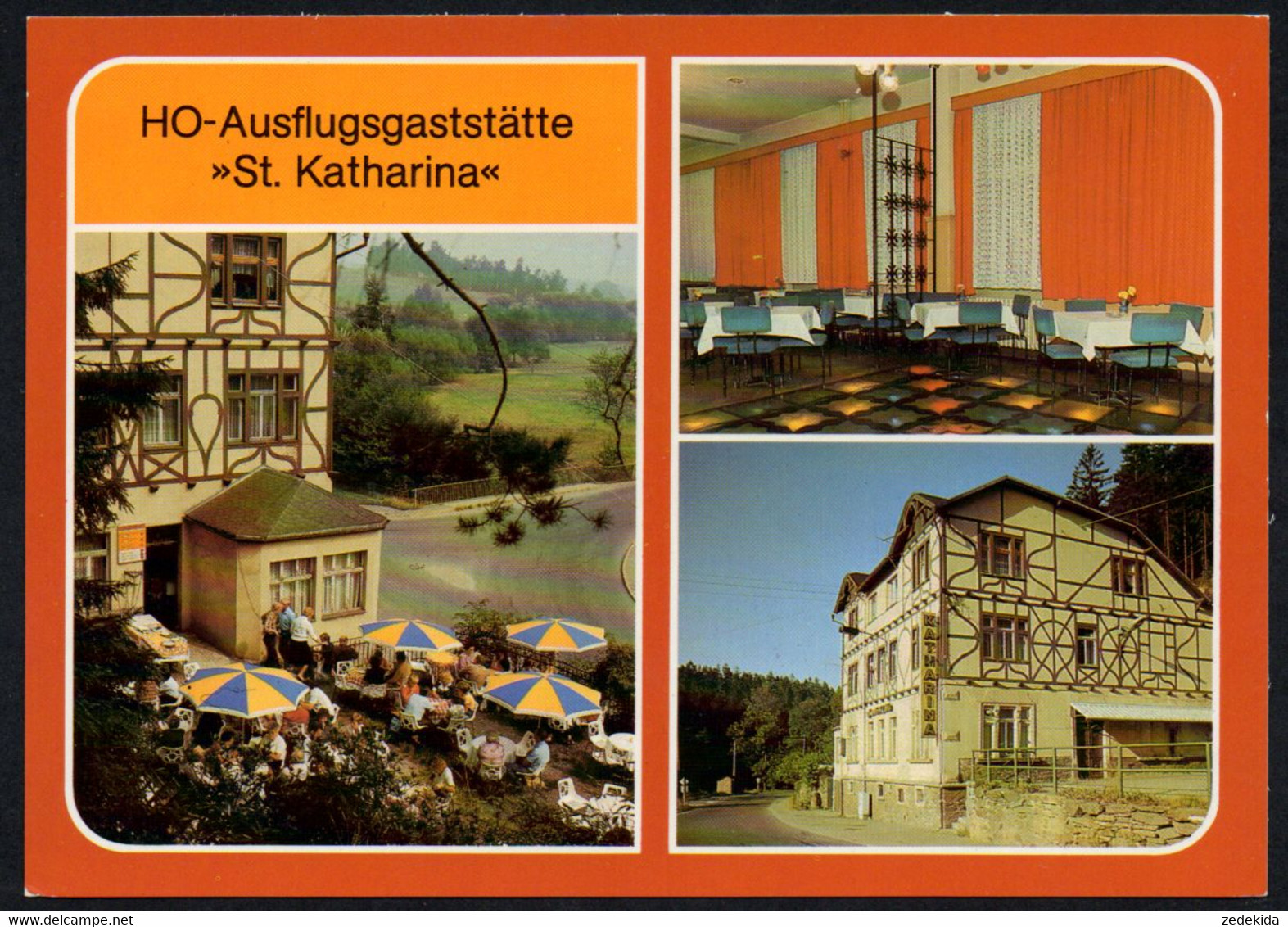 E8572 - TOP Langenberg HO Gaststätte St. Katharina - Bild Und Heimat Reichenbach - Schwarzenberg (Erzgeb.)