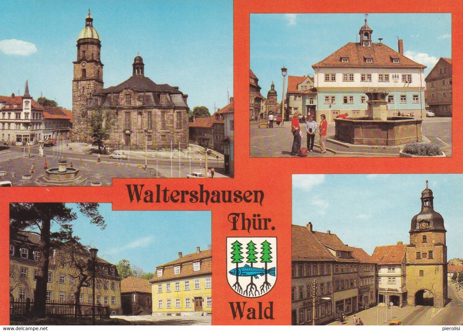 (B-ST404) - WALTERSHAUSEN (Thueringen) - Multivedute - Waltershausen