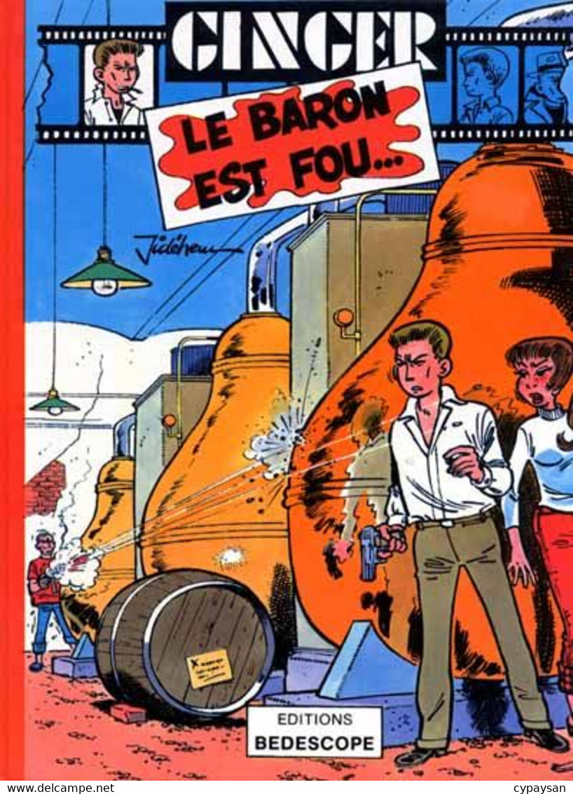 Ginger 3 Le Baron Est Fou EO BE Bedescope 09/1984 Jidéhem  (BI1) - Ginger