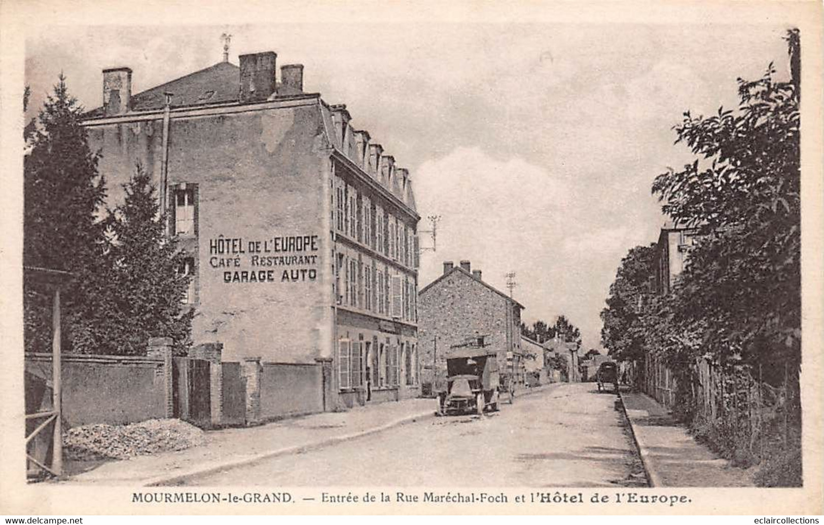 Mourmelon        51            Hôtel De L'Europe, Rue Du Maréchal Foch      (voir Scan) - Mourmelon Le Grand