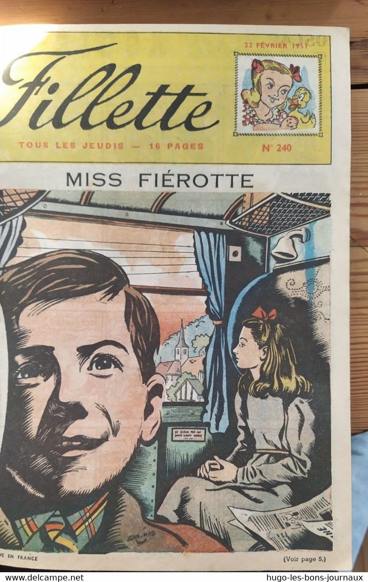 Fillette année 1951_ De 233 à 244 ( 04 janvier au 23 mars 1951)_ 244 incomplet et 233 incomplet