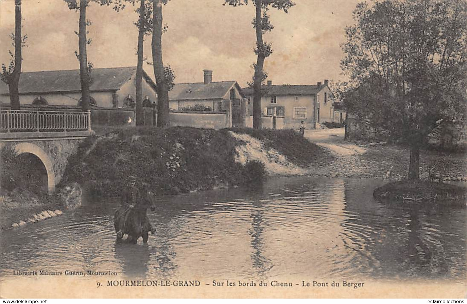 Mourmelon        51          Sur Le Bords Du Chenu. Le Pont Du Berger       (voir Scan) - Mourmelon Le Grand